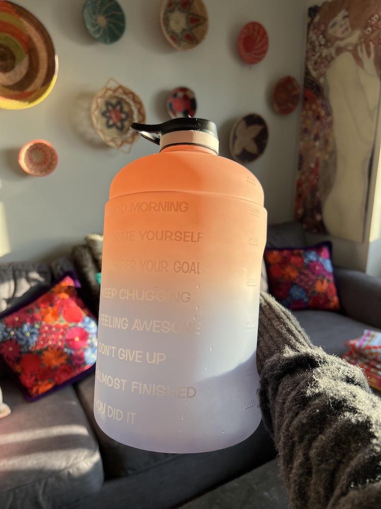 Half Gallon Motivational Water Bottle Half Gallon Motivational Water Bottle | How Much Water Should You Drink When Taking Spironolactone