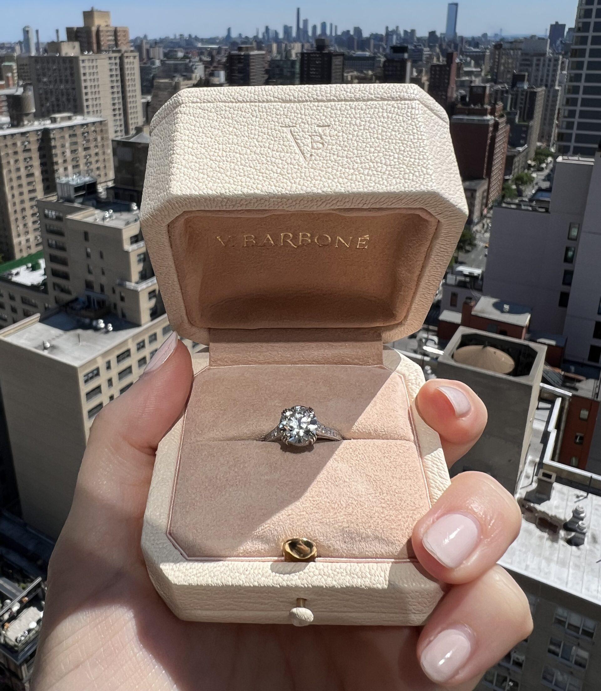 art deco engagement rings