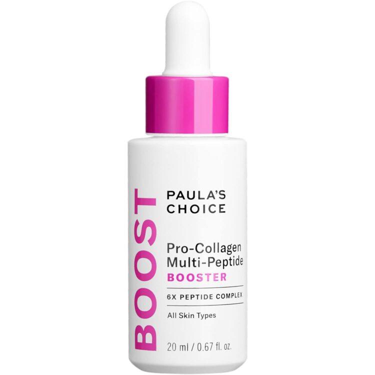 Paula’s Choice Pro-Collagen Multi-Peptide Booster Is collagen good for acne? Paula's Choice Pro-Collagen Multi-Peptide Booster might be.