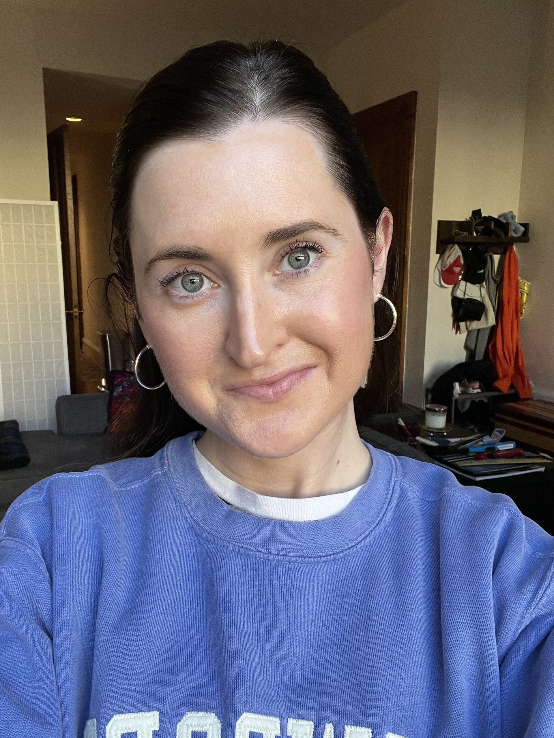 My skin with Alastin sunscreen and makeup My skin with Alastin sunscreen and makeup