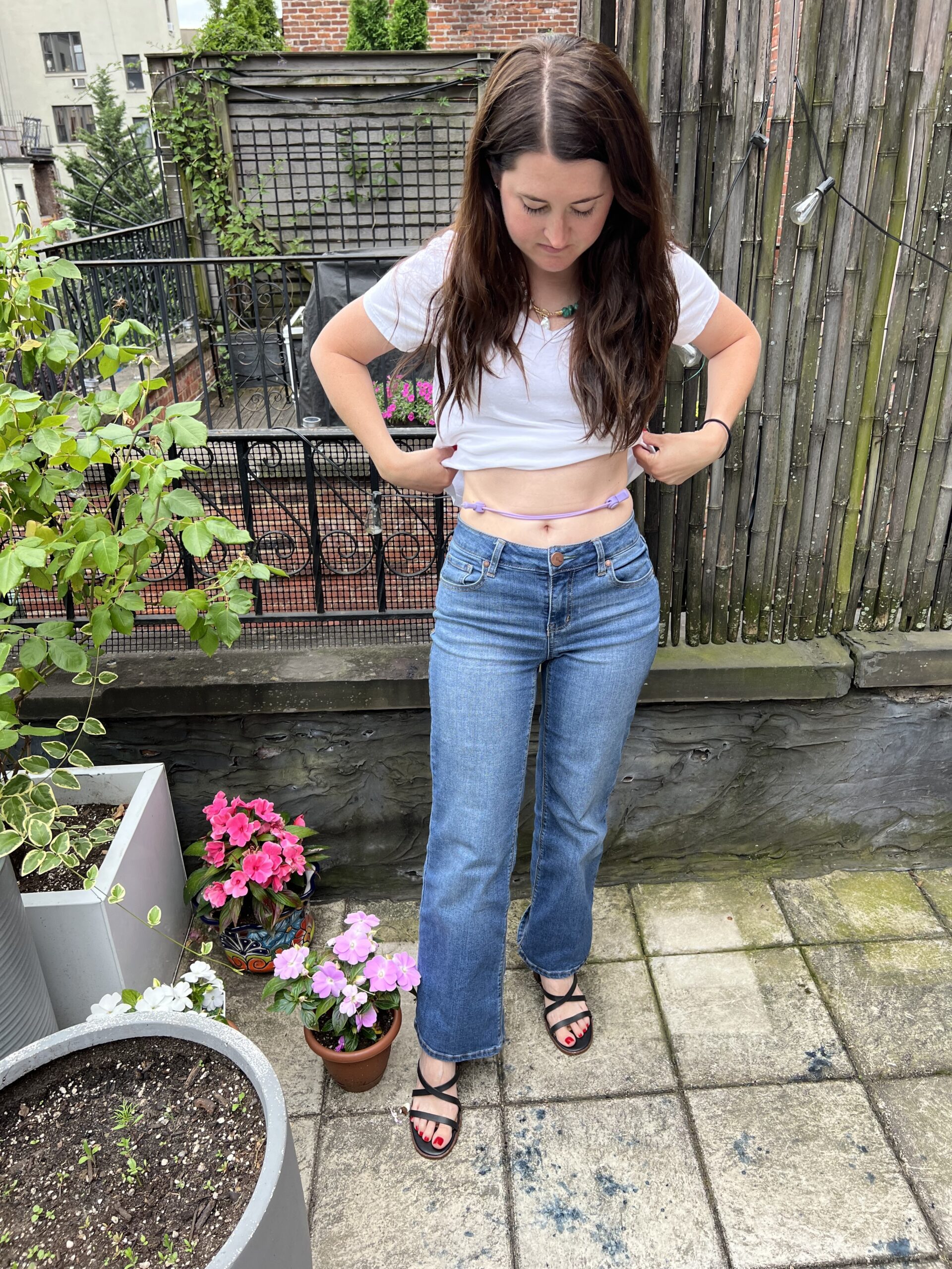 secure adjusted band on waist secure adjusted band on waist