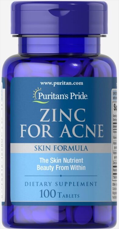 Puritan's Pride Zinc for Acne