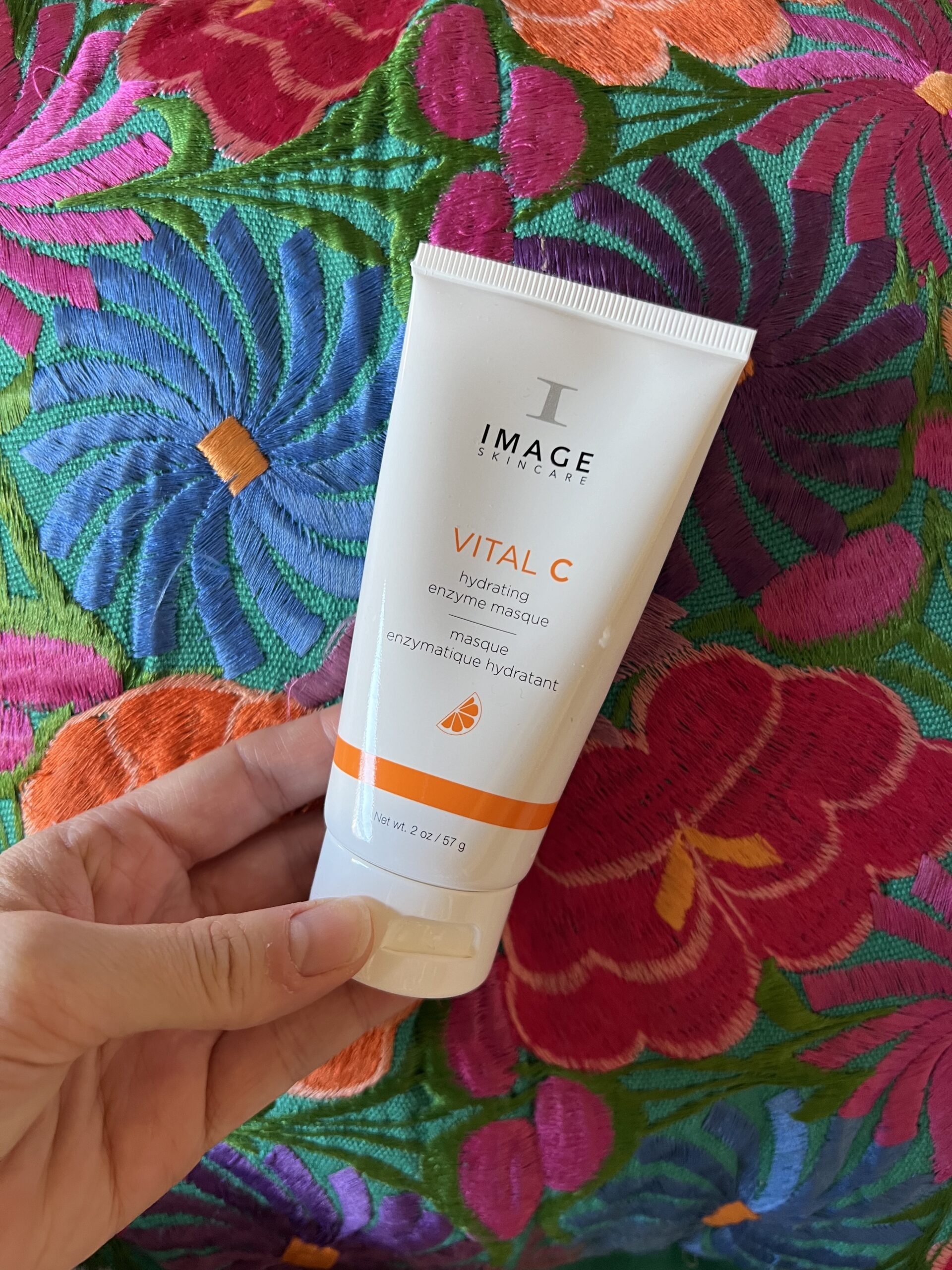 Image Skincare Vital C Hydrating Enzyme Masque Image Skincare Vital C Hydrating Enzyme Masque in a small, white squeeze bottle