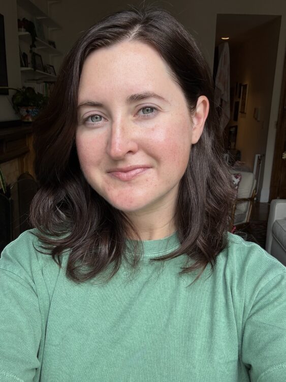 My glowy skin after applying the Extreme Cream